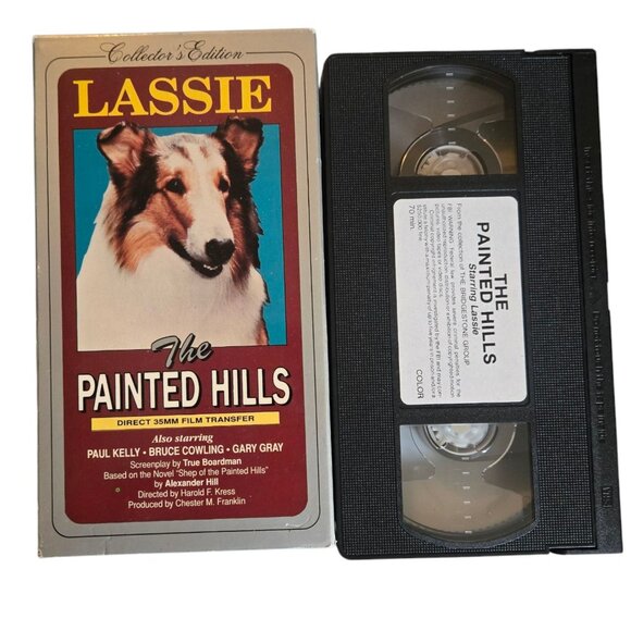 Lassie The Painted Hills VHS Collectors Edition 1989 Color Family Movie - Picture 1 of 11